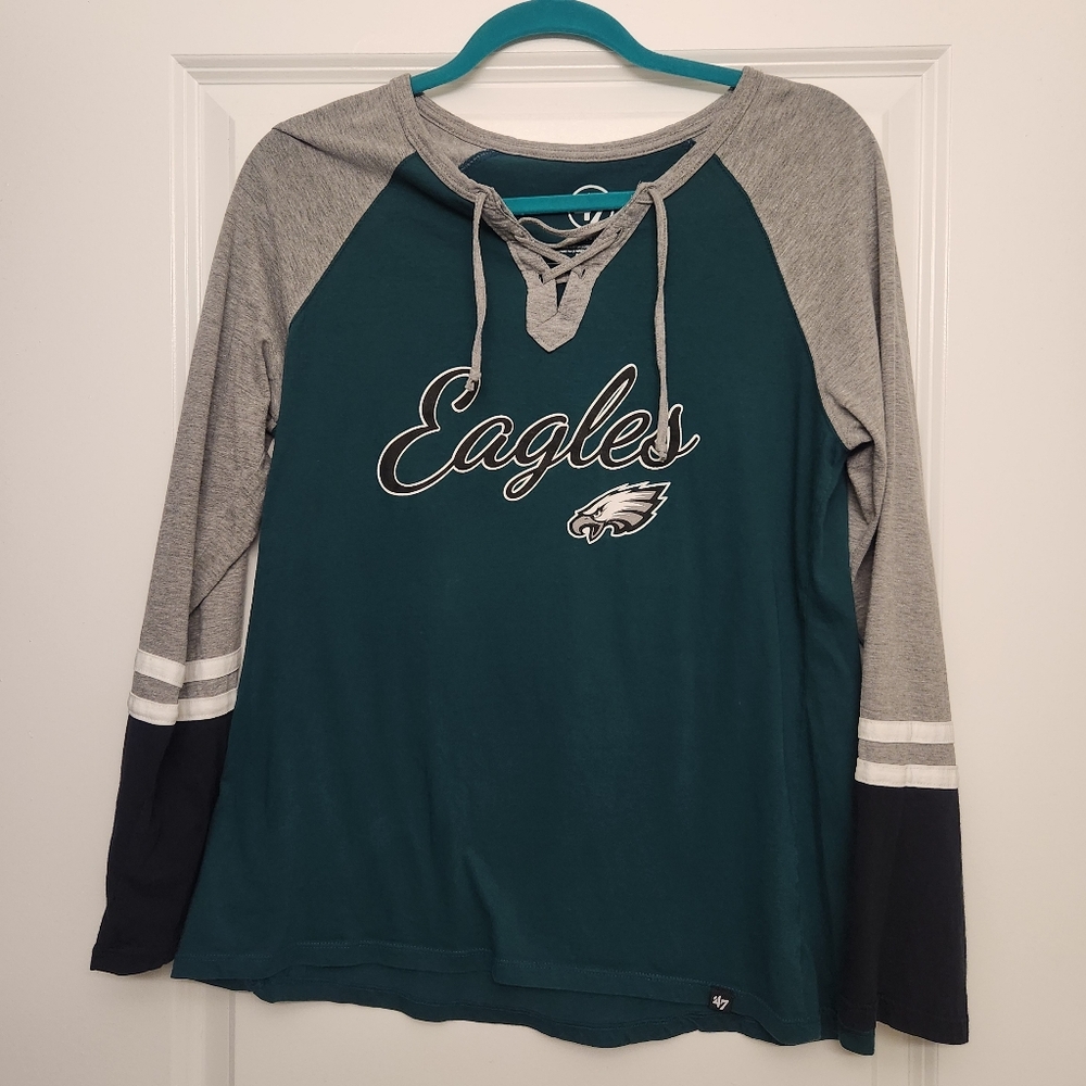 47 Brand Eagles Long Sleeve